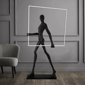 Nordic Luxury Modern Standing Lamp Industrial Led Floor Light Home Bedroom Living Room Sculpture Floor Lamp