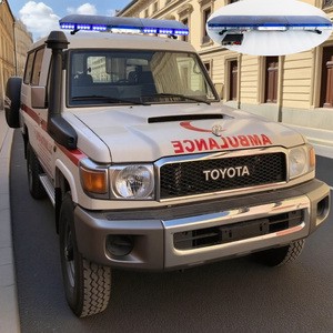 Ambulance Blue Led Emergency Light Bar 12v/24v 1.2m Full Size Strobe Warning Lightbar 3w Flashing Lamp For Special Charger