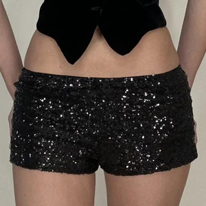 Shiny Low Waist Knit Shorts Women Slim Fit Casual Summer Y2K Style Fashion Bottoms