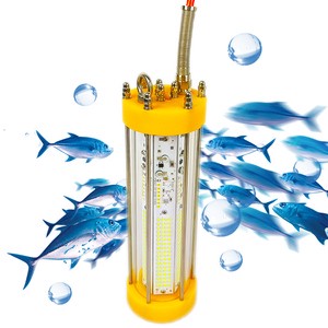 100-400W Dimmable Green Blue Luminous Fishing Lights Night Fluorescent Outdoor Fish Lights Seabed Fish Lamp Fishing Lights