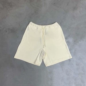 Wholesale Men's Summer Beachwear Shorts Custom Logo 100% Cotton Sporty Style Eco-Friendly Casual Swim Trunk