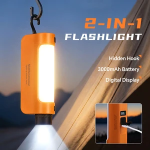 Multifunctional Lantern LED Light Type C Rechargeable Portable 230 Camping Flashlight Emergency