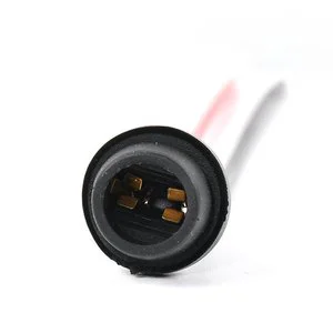 12mm Rubber T10 W5W Wedge Light Bulb Socket Holder Connector Extension Holder for Car Truck Boat Soft Bulb Holder