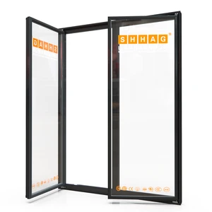 High Quality LED Lighting Beverage Coolers Glass Door Display Cooler and Freezer for Cold Room Storage