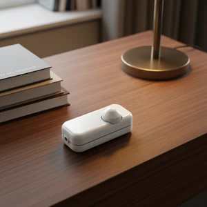 CE & ROHS Certified 90-240V Manual LED Rotary Dimmer Switch for Table Lamps & Bedside Lamps