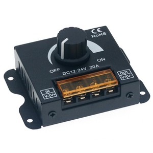 led dimmer hard and soft strip light dimmer brightness regulator DIMMER knob 12V 24V 30A