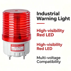 Hot Sell LED Flashing Industrial Equipment Indicator Light Waterproof Plastic Red Led Indicator