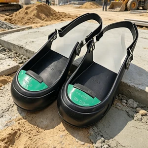 Lightweight Anti Smashing Overshoes Aluminum Alloy Toe Pressure Resistant Velcro Design Outdoor Labor Protective Shoe Covers