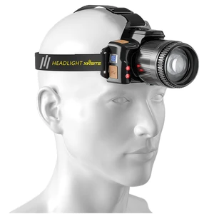 Lightweight IP65 Waterproof LED Headlamp Lithium 3-Mode COB Plastic Strap for Outdoor Sports Running Fishing Hiking ROHS