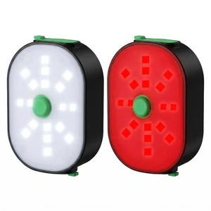 Manufactory Wholesale Bright ABS Adjustable Night Running Accessories Lightweight Rechargeable Battery Touch Control IPX4 Light