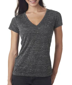 Women's Deep V Neck Long Sleeve Tee T-shirts Solid Color Plain Design Blank Custom for Best Price Plus Size Available