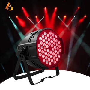 AICPOSE Professional Wholesale 54pcs 3W RGB 3in1 DMX512 Beam Lights with 45 Degree Beam Angle IP33 Rated for Stage Lighting