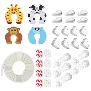 Best Seller Baby Safety Protector Set 32 Packs Safety Products Baby Home Safety Set Baby Cabinet Lock Kit