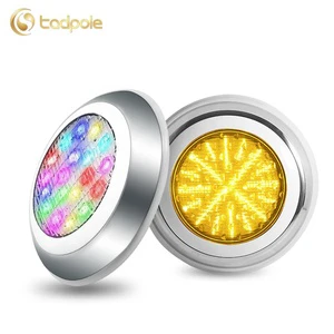 RGB Swimming Pool Lamp High Brightness 25W 12V Waterproof Ip68 Wall Mounted Stainless Steel Pool Light Led Underwater