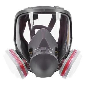 CE Certified Full Face Silicone Respirator Acid & Tear Gas Proof Protective Mask