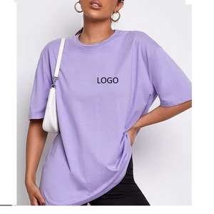 High Quality Plus Size Women's Long Casual Knitted T-Shirts Summer Breathable Cotton Luxury ODM Custom Logo Option From BD