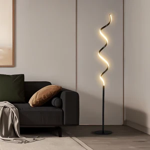 Wholesale Contemporary Creative Arc Smart Minimalist Hotel Living Room RGB Dance Floor Light Standing Led Floor Lamp