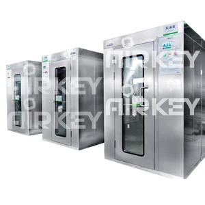 GMP Cleanroom Stainless Steel Air Shower Interlocked System for Clean Rooms and Laboratories