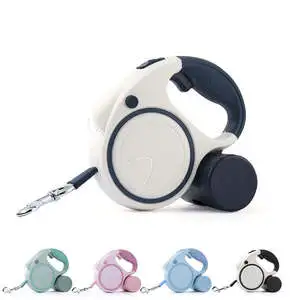 Luxury Pet Products New Pet Telescopic Traction Rope Dog Flashlight Automatic Traction Device Dog Cat Rope