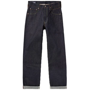 Men's Premium Quality Custom Lightweight Breathable Straight Elastic Waist Denim Pants Casual Style Canvas Material 100% Cotton