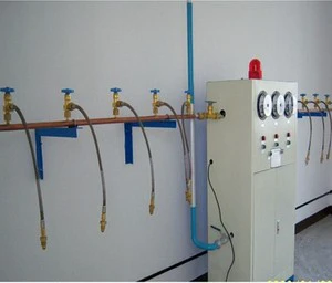 Manual Oxygen Gas Manifold System With Copper Tubes Hospital Clean Room Automatic Manifold Gas System