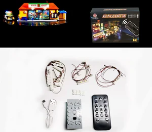 Diy My Brick Light Building Block Toy technic Bit Light Connecting Cables 30CM 15CM 6 Port Expansion Board RGB Bit Lights