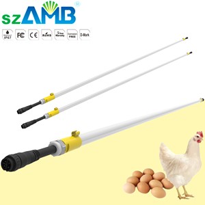 T6 LED Tube Chicken Coop Light Chicken Poultry Lighting Dimmable Flicker Free LED Poultry Light Corrosion Free T6 Tube