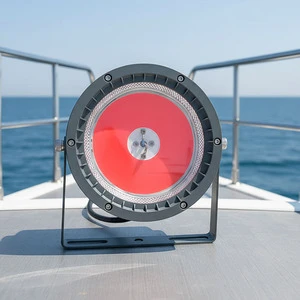 Hot Sale 120W LED Fishing Lamp Marine Light 12V IP66 Fish Attract Squid Tuna Top Glow Red LED Fishing Lights for Boat