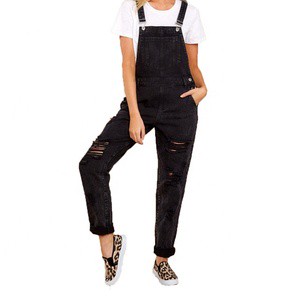 Cheap Girls Jeans Denim Overalls with Straps Suspenders Jumpsuit Jeans for Womens
