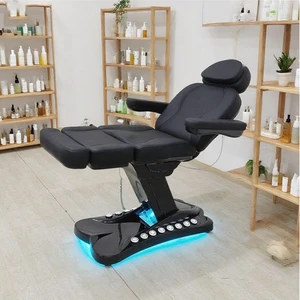 Beauty Spa Medical Tattoo Dental Examination Chair Bed 3 Motors Electric Adjustable Massage Table And Bed With Foot Control