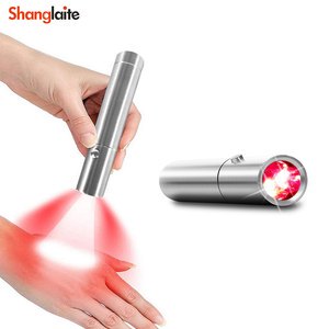 Portable Home Use Handheld Red Light Therapy Torch Body Feet Pain Relief Rechargeable LED Flashlight Red/Infrared 10W CE/FCC