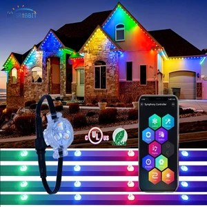 Gemstone Permanent Outdoor IP68 Waterproof LED Warehouse Point Lights RGBW Aluminum Track Landscape Lighting