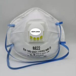 Lightweight Cup Type Industrial Safety Face Mask Particulate Respirator with Chemical Protection