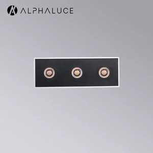 Small Aperture Multi-Head Surface Mounted Grille Light 10W/15W/30W for Retail & Homes