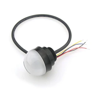 SVLEC M12 24V DC Buzzer Industrial CNC Machine Equipment LED Warning Signal Light 30mm CE Certified