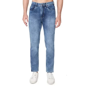 Hot Sale Best Quality Men's Regular Fit Straight Woven Denim Jeans Breathable Eco-Friendly Quick Dry Custom Casual Trouser All