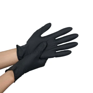 Single-use Cheap Manufacturer Disposable Black Gloves Nitrile Industrial Powder Free Disposable Nitrile Glove 100 Pcs Box