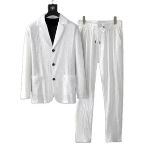 Men's Casual Suit Fashion Long-sleeved Suit