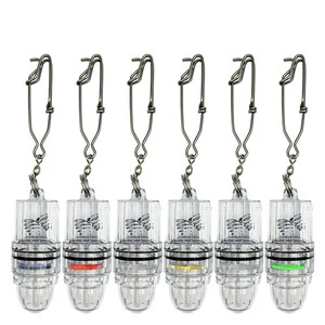Green Red LED Fishing Light With Snap Flash Deep Drop Underwater Squid Strobe Bait Lure Lamp