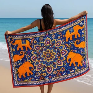 Fiji Custom Personalised Sarong Polynesia Pareo Beach Cover-Up Women Dress Bikini Swimwear Cover up Sarongs Wrap Scarf Wholesale