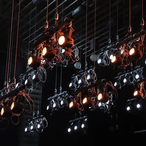 Kinetic Led Lifting Stage Light 25KG Lifting Double Wire DMX Kinetic Lighting for Event