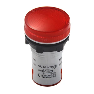 AC/DC 220V 10A ABS Plastic IP65 CE Certified Multi-color Screw Terminal Led Equipment Indicator Lights 40000 Hours Neutral White