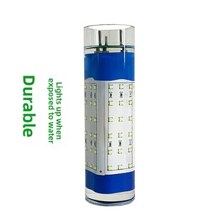 Super Bright Water Activated Fishing Light 30/50/100/300W LED Fish Luring Lamp Battery Clips IP68 Waterproof Deep Sea CRI95