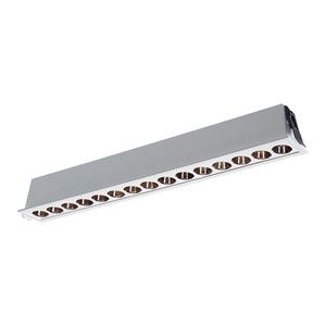 Modern Aluminum No Glare Recessed Grille Light 30W LED