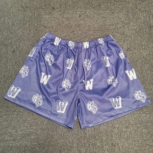 Plus Size Street Style Women Shorts 5 Inch Custom Design Gym Workout Summer Shorts Women Basketball Mesh Shorts