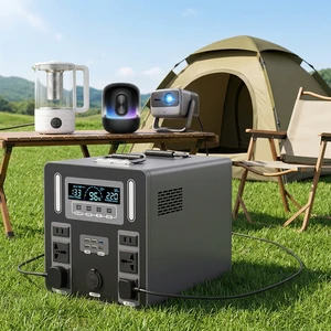 1500W 3000W Portable Solar Generator Home Camping Emergency Power Bank Supply LiFePO4 Ups Power Supply For Outdoor Emergency