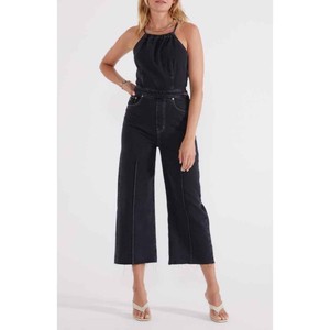 Best Selling Customizable Women's Boot Cut Denim Overalls Slim Fit Women Jeans Denim Jump Suit OEM Serviced