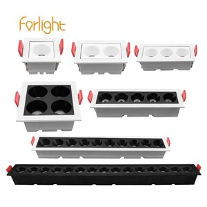 Anti Glare Grille Lights Room Without Main Light Embedded Mounted Down Led Grill Grille Spot Linear Light 2w 4w 6w 8w 10w 20w