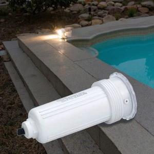 LanWo IP68 Nicheless LED Pool Lights 1.5 Inch RGB White Replacement for Fiber Glass PC Pool and Liner Pool