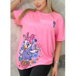 New Arrival Customized Print Plus Size Women's Short-Sleeved Pullover Summer Fashion Cartoon Print T-Shirt Expert From BD